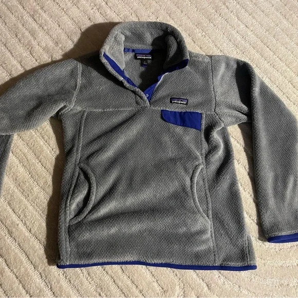 Patagonia Gray and Blue Women's Sweatshirt - Picture 10 of 10